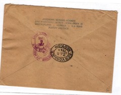 GERMANY PEACE DOVE 5M REGISTERED COVER WEINSBERG JUNE 1948 TO USA