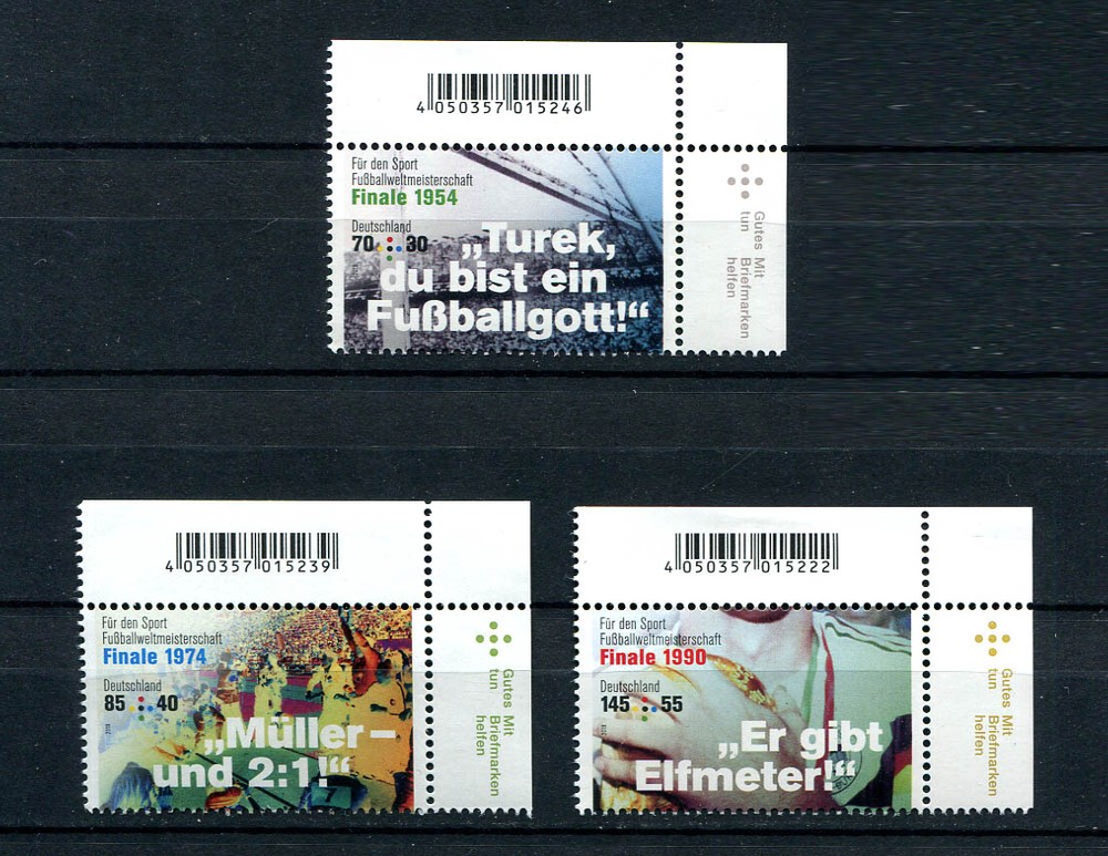 Germany – BRD : Better sport charity semi-postal set from 2018 – mint NH