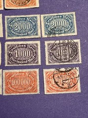 Rare High Value Germany 1922-23 22 Pcs Stamps, MNH,MH And Used,see Photos