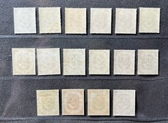 1951 Bundle MiNr. 123-138 kpl. Posthorn Set MLH OG Impeccable and Unsigned