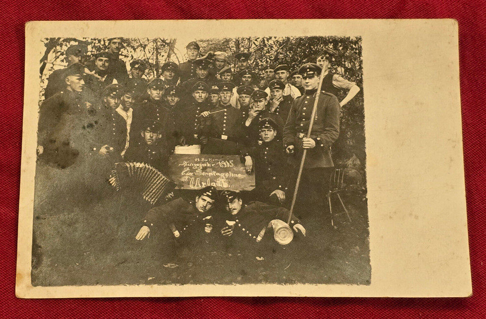 Tough Battle worn Imperial German soldiers 1915 Photo Postcard WW1 WWI