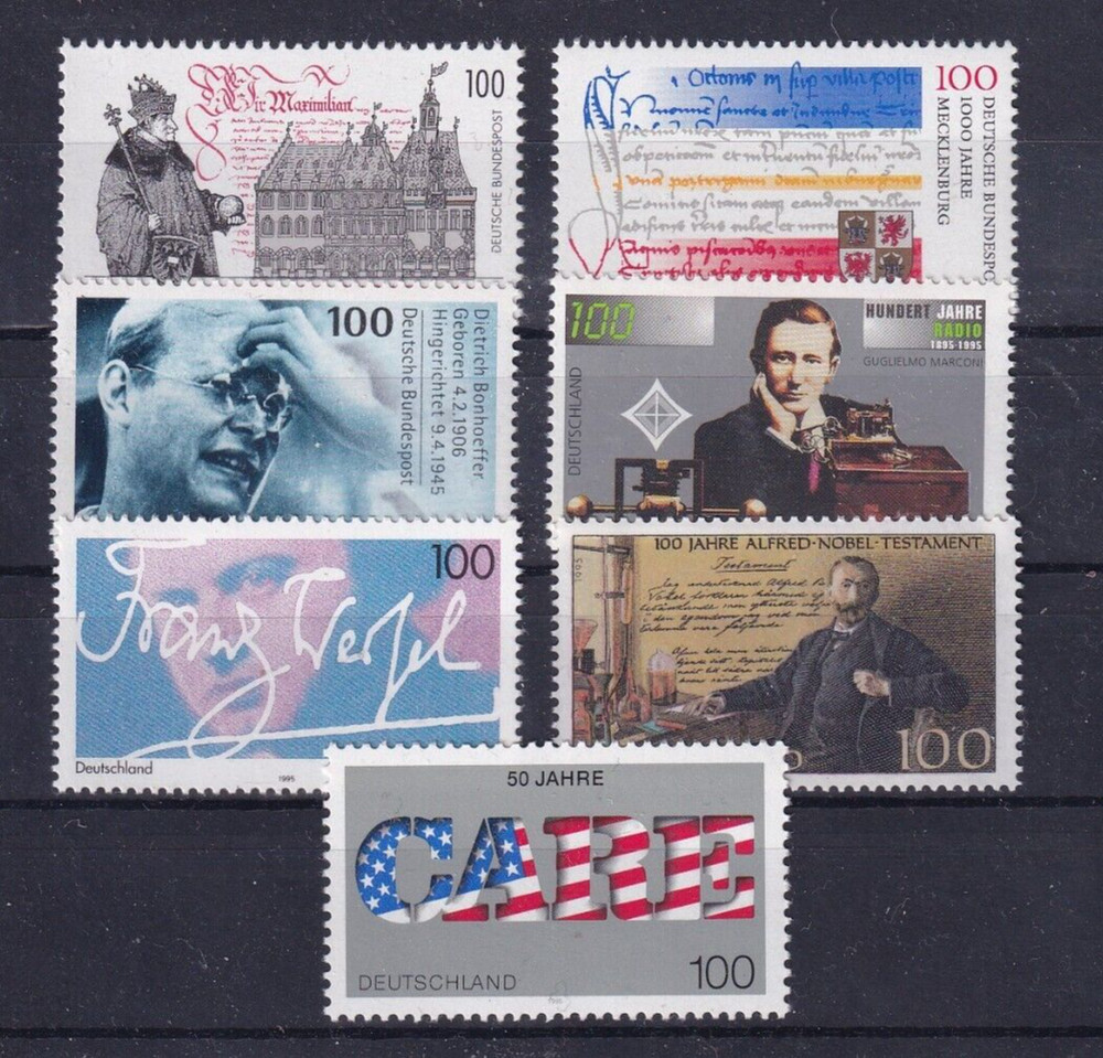 Bundesrepublik MNH ** single issues from 1995
