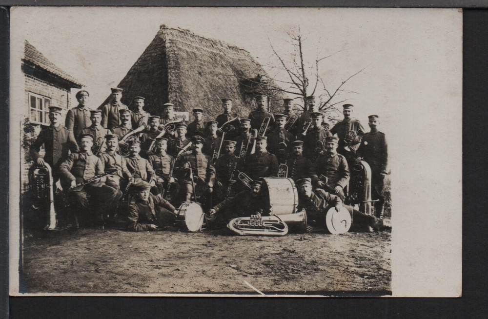 ✔️ GERMANY REICH WWI SOLDIERS EXCELLENT RARE AGED MILITARY POSTCARD