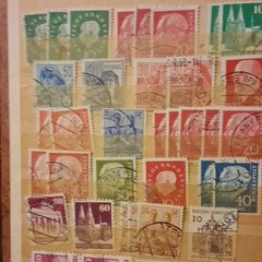 Germany & Colonies Used Stamps Lot DDR Bundespost Reich Handstamped Multi-Color