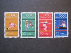 Bundle MiNr. 734-737 Single stamps mint ** (BU 734-37)