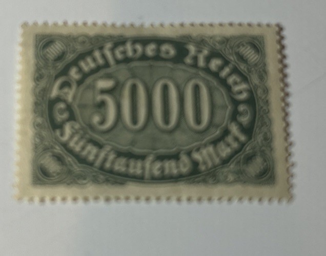 Stamp Germany Deutsches Reich 5000 Mark 1922 Infla Mi. Nr. 256 c (25797)