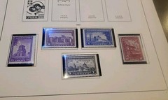 Germany WWII Military Serbia Serbien Collection Lot On Pages Mnh Mh Used