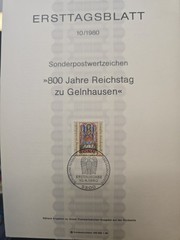 Germany 1980 complete year in ERSTTAGSBLATT (26 SETS) in perfect condition