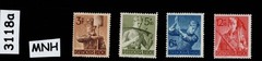 MNH stamp set B237-B240 WWII Germany Hitler youth Reich Labor corp #3118a