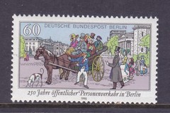 Germany Berlin 9N585 MNH 1990 Public Transportation 250th Anniversary Issue