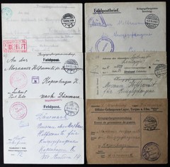 Germany Stamps Selection of 55 Feldpost Covers Red Cross Censor Etc