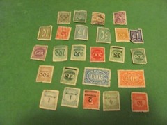 Lot of 25 German Stamps 40’s WWII Era Deutsches Reich.