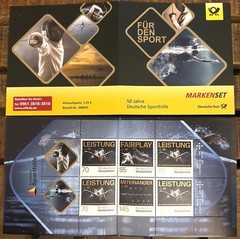 GERMANY 2017 STAMP SET GERMAN SPORTS AID MH 106 MINT MiNo. 3307-3309!!
