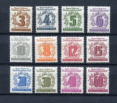 GERMANY SOVIET OCCUPATION ZONE WESTERN SAXONY 1946 14NB1-14NB12 PERFECT MNH