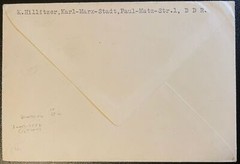 Germany(DDR) #288a(Mi block 14) w Karl Marx cncl on unsealed printed matter *d