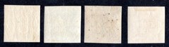 GERMANY THURN & TAXIS 1859-1860 SC. #8, 15, 16, 20 ONLY SC. #8 IS LIGHTLY HINGED
