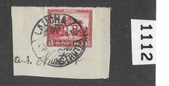 Used stamp B35 / Brandenburg gate 1930 / Weimar republic Berlin Germany #1112