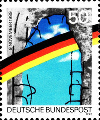 BRD FRG #Mi1481II MNH 1990 Brandenburg Gate Rainbow Flag [1619a YT1313A]