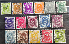 Germany Stamp Sc6670-85, Post Horn Sed, Used CV$37.70 (504W05)