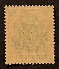 Travelstamps: Germany Offices in Belgium Stamps WWII, 30pf w/ 40c OP MOGH Wmk