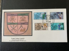 Germany 1986 #9NB234-9NB237 Vocational Training – 5 Fleetwood FDCs