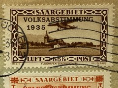 1935 Germany Saarbrucken cancels, SC# 146 & C8.