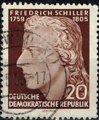 Germany Famous Poet Friedrich Schiller stamp 1959