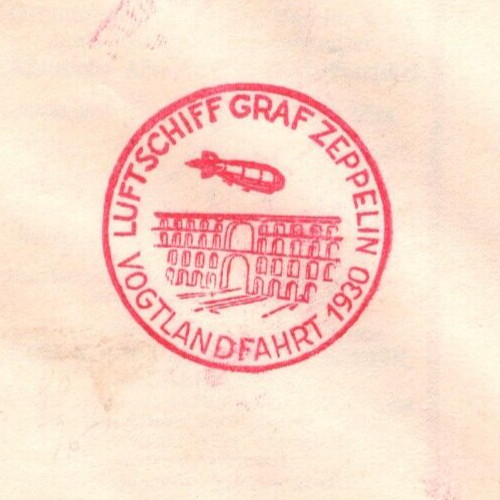 GERMANY Cover GRAF ZEPPELIN 2m Air Mail *VOGTLANDFAHRT* 1930 Cologne KZ106