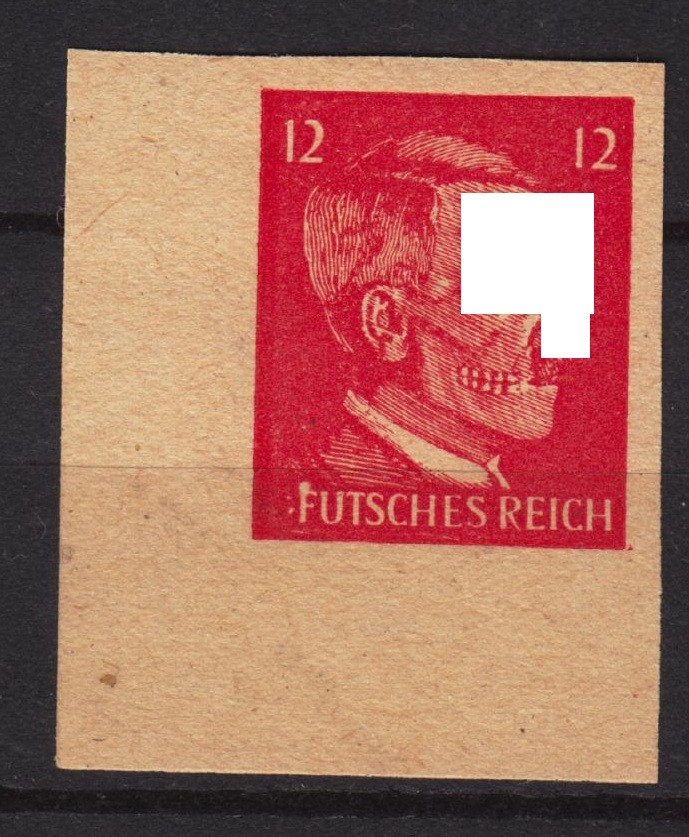 1944 GERMANY NAZI REICH AMERICAN PROPAGANDA FALSCH Mi.#17 MINT NEVER HINGED