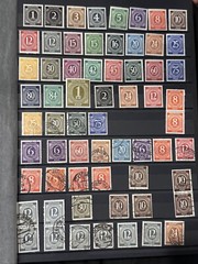 GERMANY DEUTSCHE REICH STAMP COLLECTION + STATE STAMP IN STOCKBOOK USED, MH, MNH