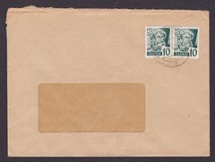 GERMANY 1949 Baden French zone, Cover from Überlingen to Trossingen