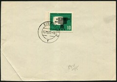 DDR Cover 1961 Eisenach Postmark TV Camera Stamp Tag der Briefmarke Sehen Lernen