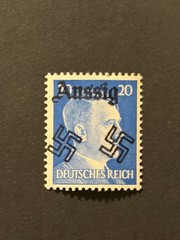 SUDETENLAND WWII GERMAN OCCUPATION Local fantasyovpt AUSSIG 20 Rpf. MNH /s1 #426