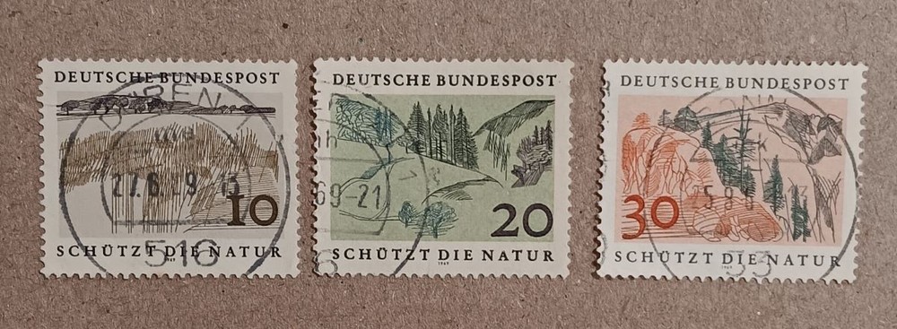 Germnay Stamps, Sc #1000-1002, Used