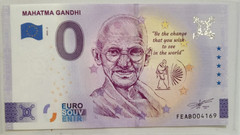0 Euro India Mahatma Gandhi 75th Anniversary Souvenir Note 2023-ZZIAA