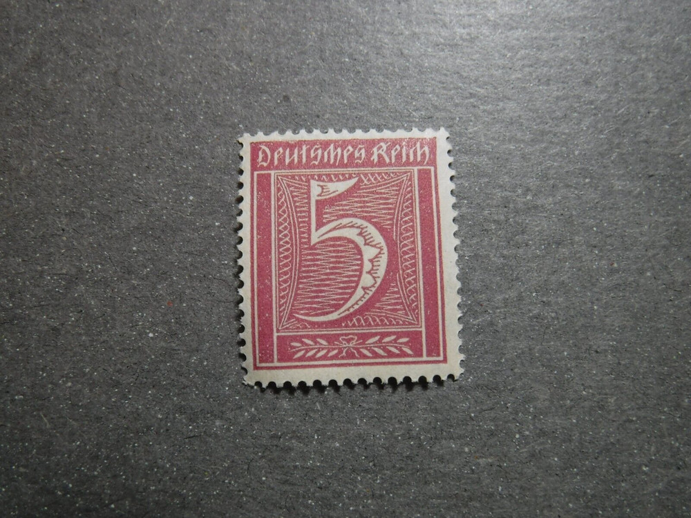 GERMANY 5 PFENNIG 1921 UNUSED STAMP (31)