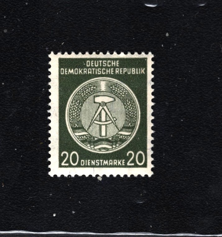 ERASMUS11’s SPACE FILLERS MNH GERMANY SCOTT# O22 ARMS OF REPUBLIC 1139