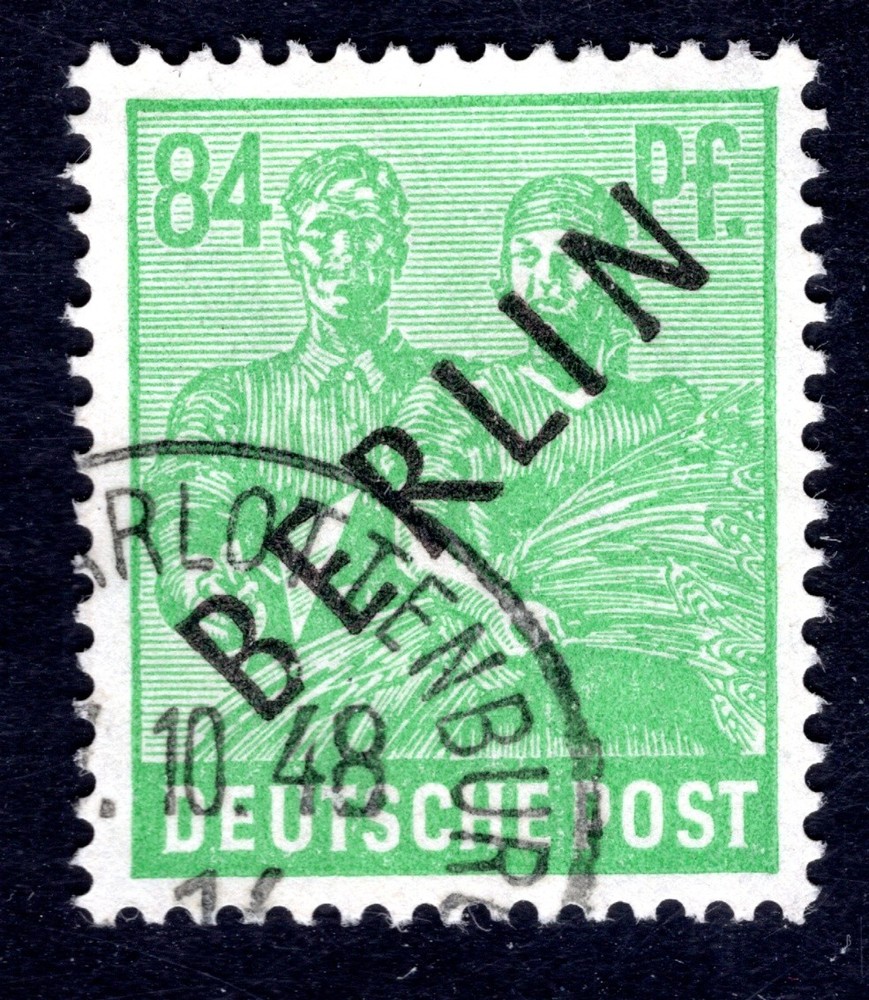 BERLIN 1948 16 AF IX used FLAWLESS OPINION SCHLEGEL BPP 750€(H6065