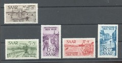 Saar 255/59 Set MNH Postfrisch 55EUR