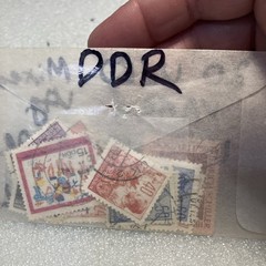 20 USED mixed varied Vtg. 1950-1990 DDR East Germany stamps; $1 Ships/A DEAL!