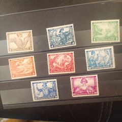 Germany Stamps Scott B49 To B57 MH Complete Wagner Opera Rare VF Set SCV $429.
