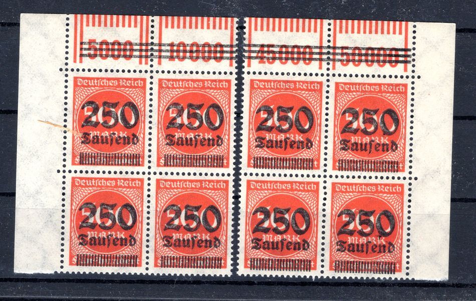 DR-Inflation OPD Munich 296WOR MNH Postfrisch Authentic