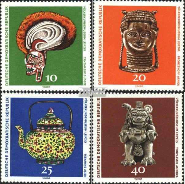 DDR 1632-1635 (complete.issue) used 1971 Ethnology