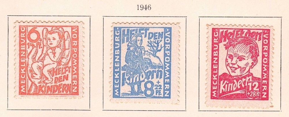 Germany SBZ – 1945-49, Mecklenburg-Vorpommern, Child Welfare issue, MH