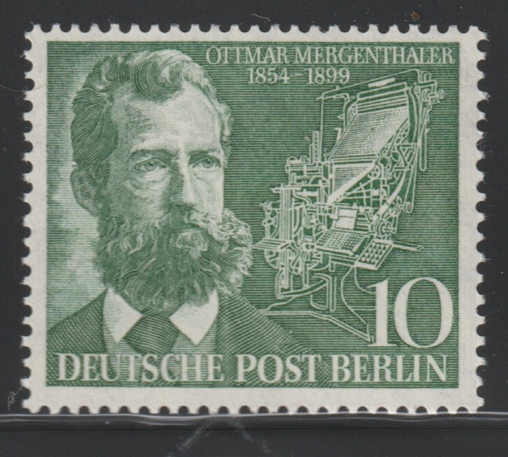 Germany-Berlin 1954 Sc # 9N 105 MNH OG
