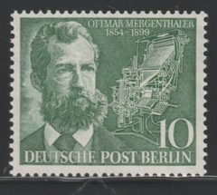 Germany-Berlin 1954 Sc # 9N 105 MNH OG