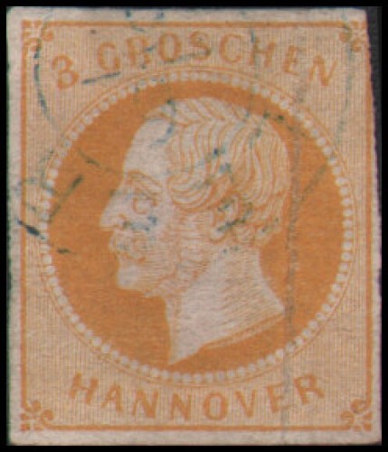 German States-Hanover #22a Used orange yellow