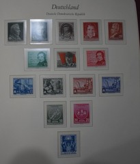 DDR COLLECTION 1949-1990 COMPLETE MNH IN 4 HINGELESS ALBUMS SEE DESCRIPTION