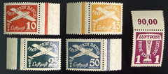 Germany, DANZIG, Poland 1935 Air Mail Sc C36-C40 Cpl Set Mint Light Hingd (*)