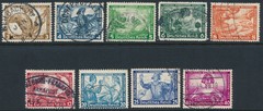 Stamp Germany Mi 499-507 Sc B49-57 1933 WWII 3rd Reich Richard Wagner Set U